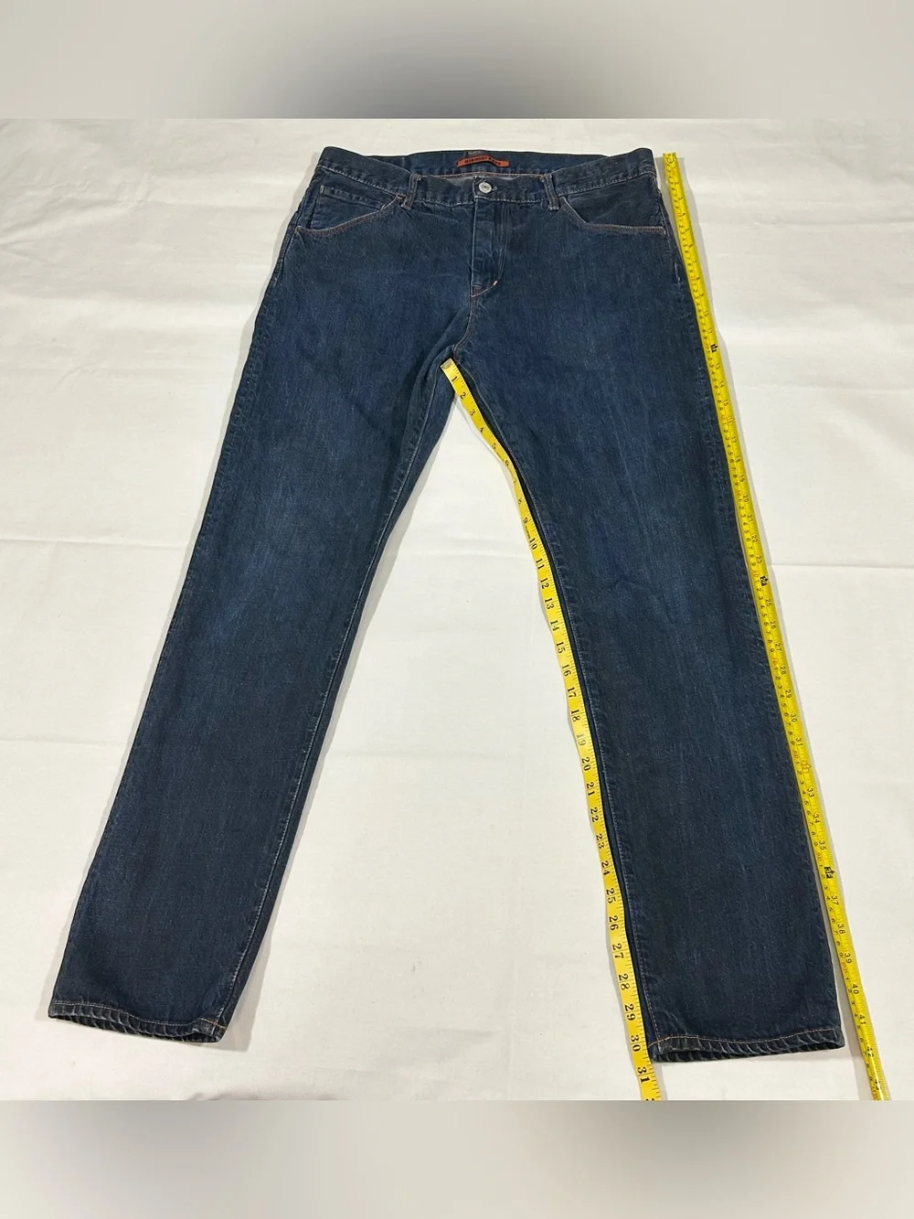 Vintage Hiroshi Kato Men’s Sz 33x31 Slouch Fit Straight Leg Tarnish Blue Y2K USA